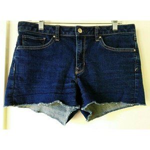 GAP 29/8R Dark Rinse Slim Cut-Off Maddie Shorts 3" inseam